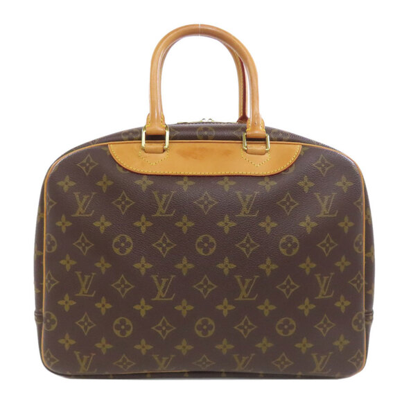 LOUIS VUITTON Brown Monogram Canvas Deauville Boston Bag - Picture 2 of 11